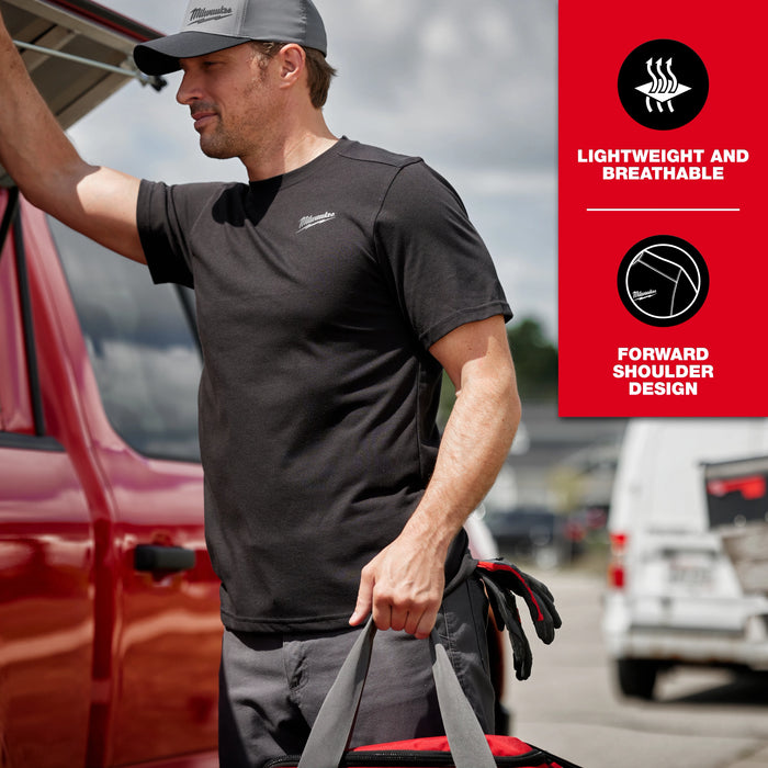 Milwaukee FREEFLEX Hybrid Work Tee - Short Sleeve