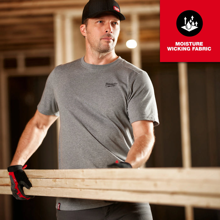 Milwaukee FREEFLEX Hybrid Work Tee - Short Sleeve
