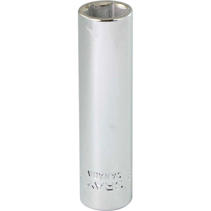 Gray Tools 1/4" Drive, 6 Point Deep Length Metric Sockets