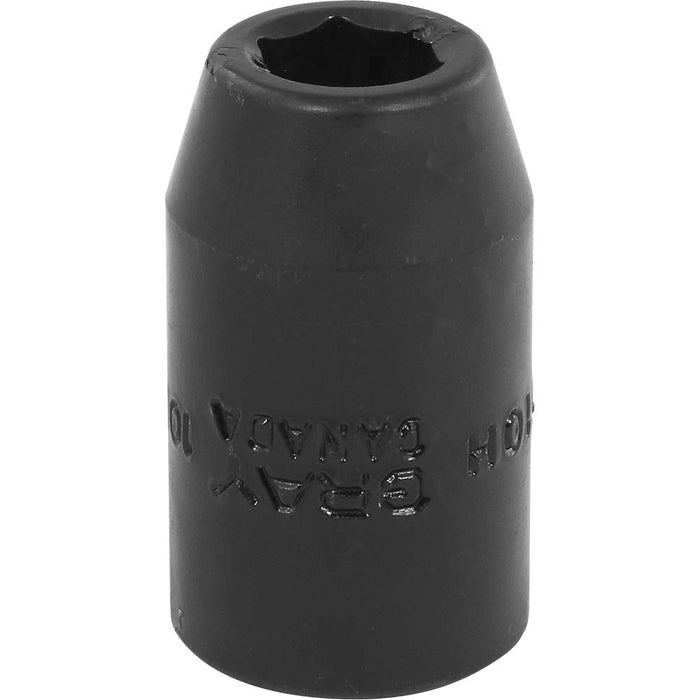 Gray Tools 1/2" Drive, 6 Point Standard Length, Impact Black Industrial Finish Metric Sockets