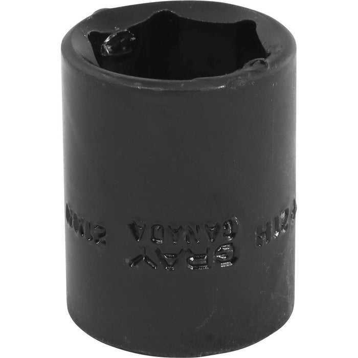 Gray Tools 1/2" Drive, 6 Point Standard Length, Impact Black Industrial Finish Metric Sockets
