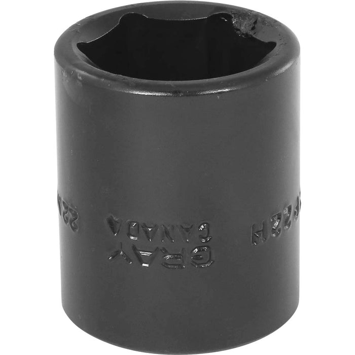 Gray Tools 1/2" Drive, 6 Point Standard Length, Impact Black Industrial Finish Metric Sockets