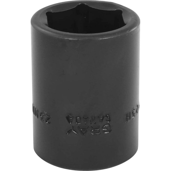 Gray Tools 1/2" Drive, 6 Point Standard Length, Impact Black Industrial Finish Metric Sockets