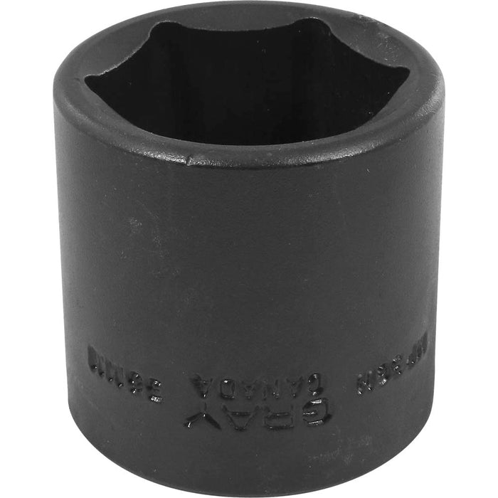 Gray Tools 1/2" Drive, 6 Point Standard Length, Impact Black Industrial Finish Metric Sockets