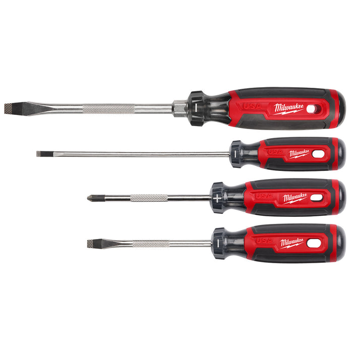 Milwaukee 4 pc. Cushion Grip Screwdriver Set (USA)