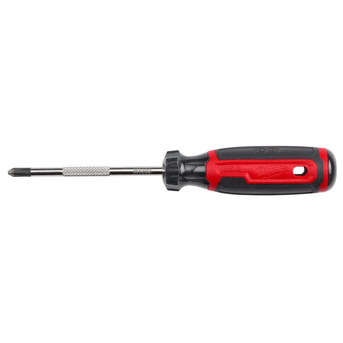 Milwaukee #2 Phillips 4" Cushion Grip Screwdriver (USA)
