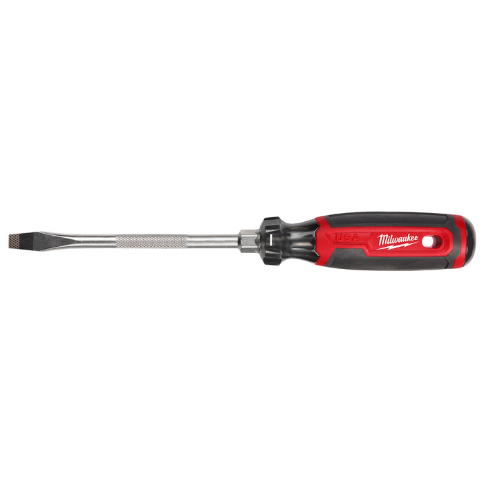 Milwaukee 5/16" Slotted 6" Cushion Grip Screwdriver (USA)