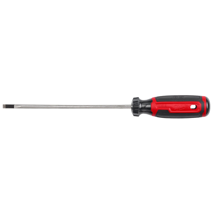 Milwaukee 3/16" Cabinet 6" Cushion Grip Screwdriver (USA)