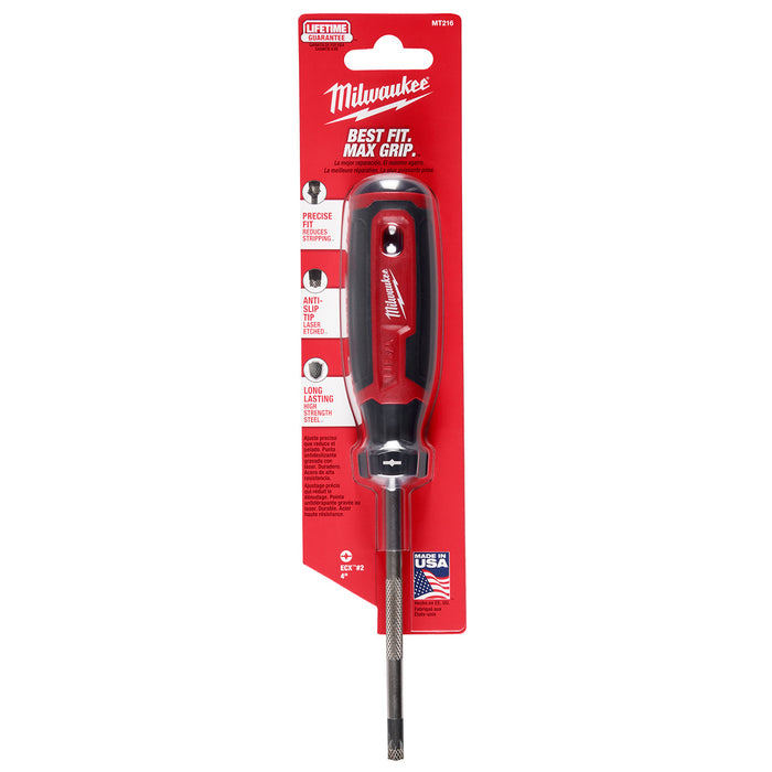 Milwaukee #2 ECX 4" Cushion Grip Screwdriver (USA)