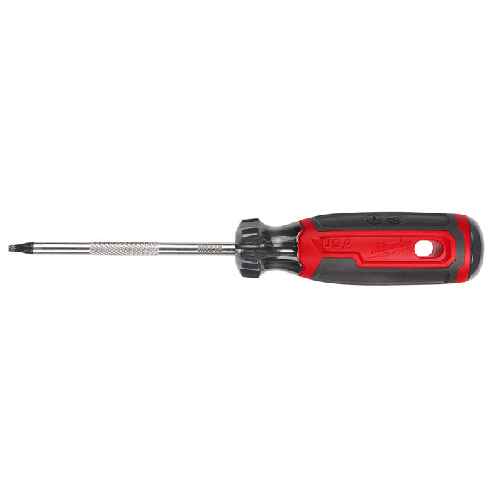 Milwaukee #2 Square 4" Cushion Grip Screwdriver (USA)