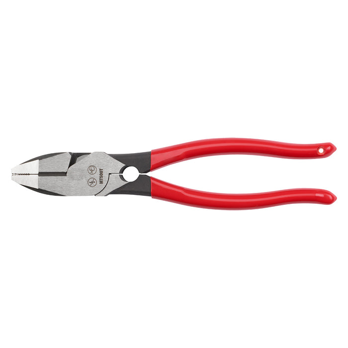 Milwaukee 9" Lineman's Dipped Grip Pliers w/ Thread Cleaner (USA)