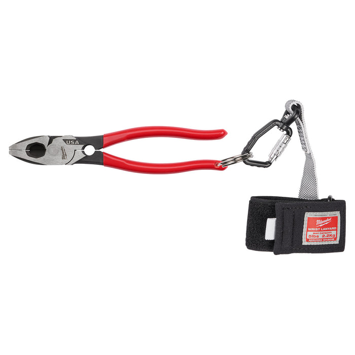 Milwaukee 9" Lineman's Dipped Grip Pliers w/ Thread Cleaner (USA)