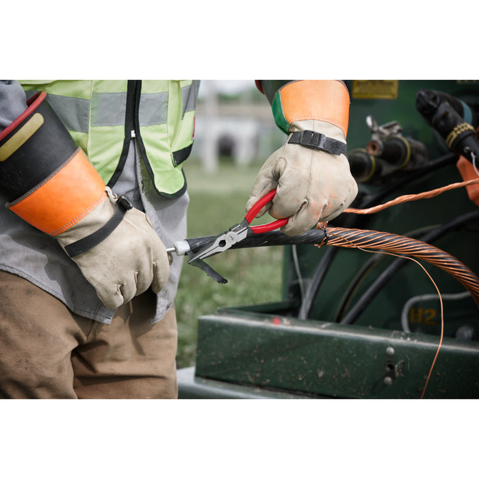 Milwaukee 8" Long Nose Dipped Grip Pliers (USA)