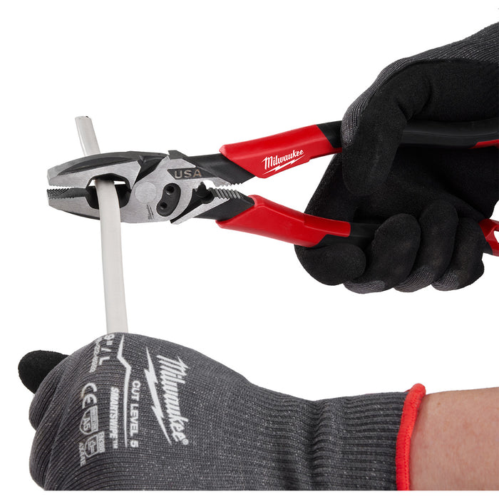 Milwaukee 9" Lineman's Comfort Grip Pliers w/ Crimper and Bolt Cutter (USA)