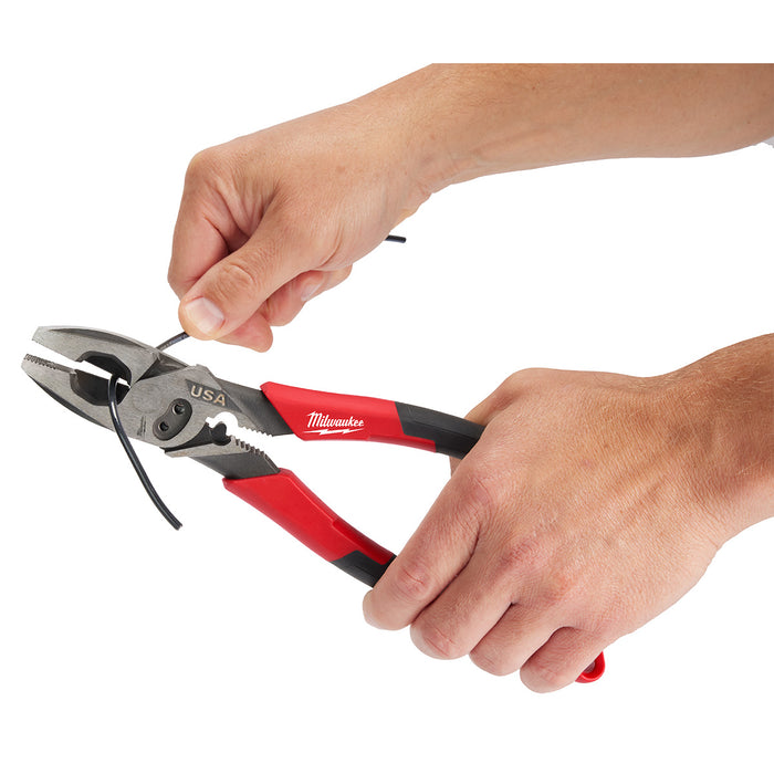 Milwaukee 9" Lineman's Comfort Grip Pliers w/ Crimper and Bolt Cutter (USA)