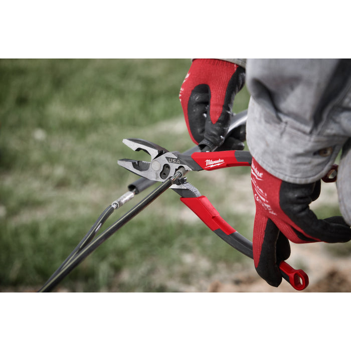 Milwaukee 9" Lineman's Comfort Grip Pliers w/ Crimper and Bolt Cutter (USA)