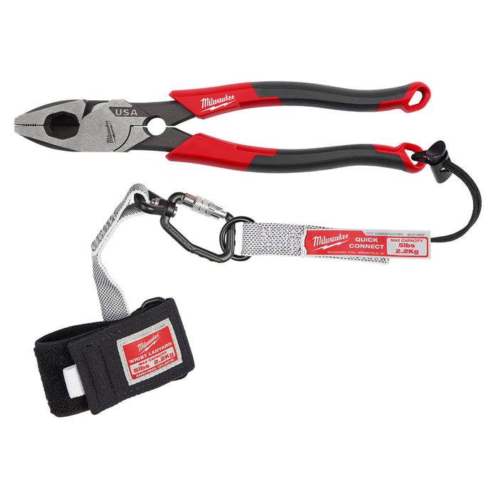 Milwaukee 9" Lineman's Comfort Grip Pliers w/ Thread Cleaner (USA)