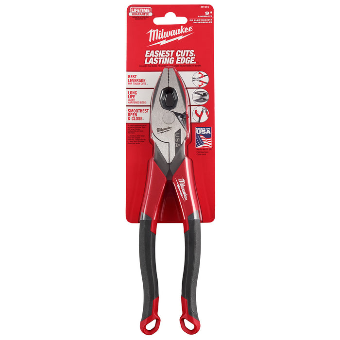 Milwaukee 9" Lineman's Comfort Grip Pliers (USA)