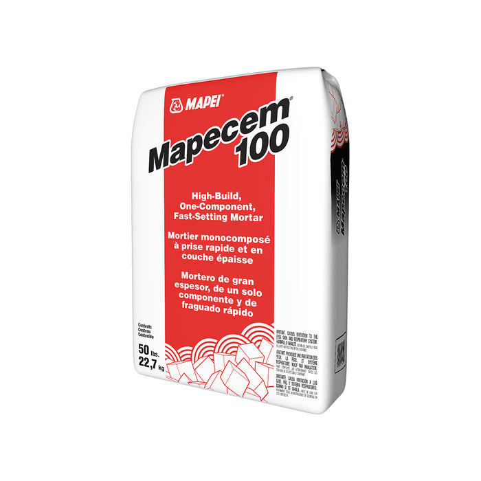 Mapei Mapecem 100 One-Component Fast-Setting Mortar - 50 lbs