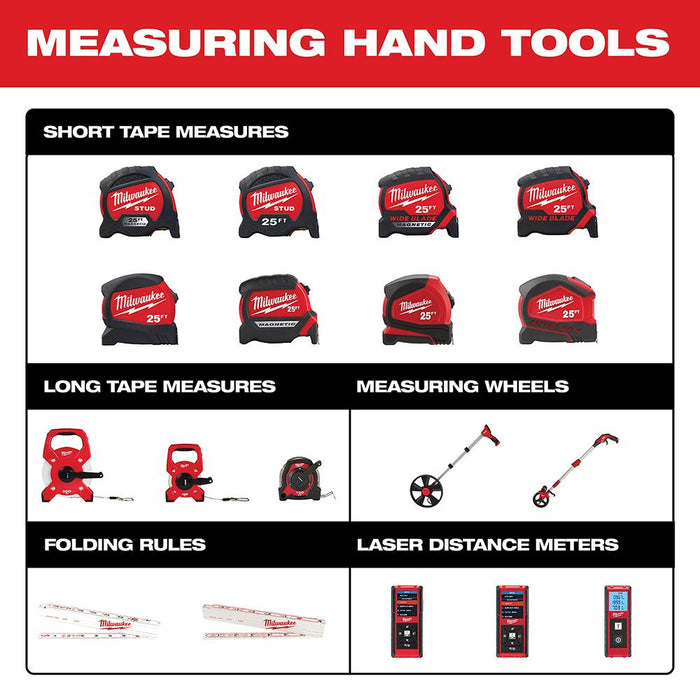 Milwaukee Imperial/Metric Compact Wide Blade Tape Measure