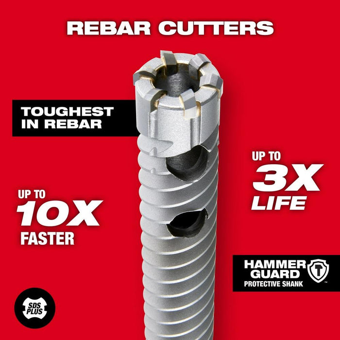 Milwaukee Rebar Cutter SDS-Plus Rotary Hammer Drill Bits