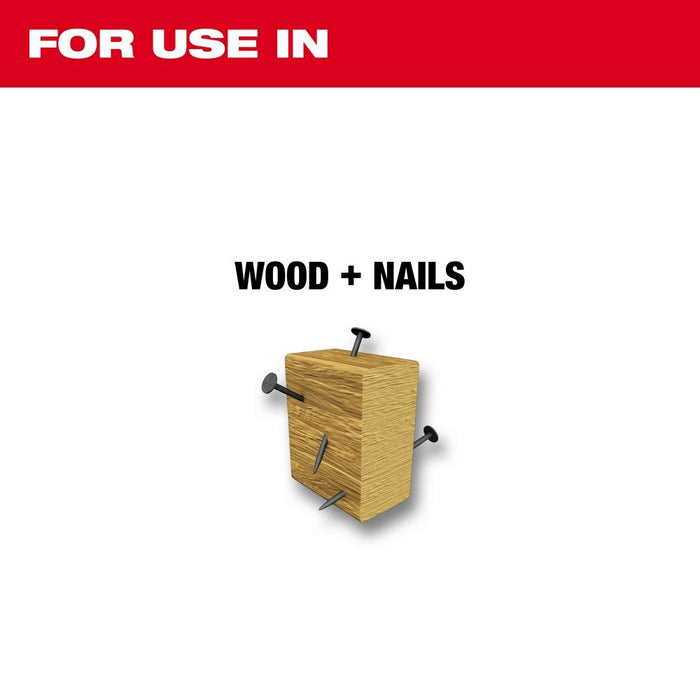 Milwaukee SAWZALL® Nail Embedded Wood Blades