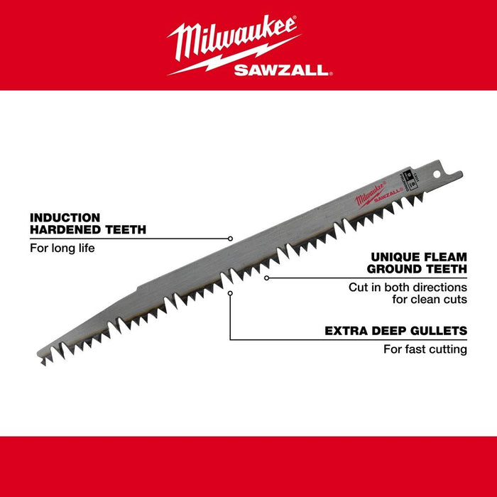 Milwaukee SAWZALL® Pruning Blades 5PK