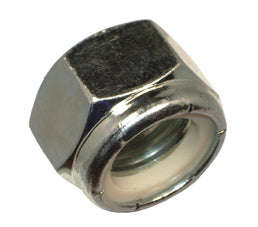 Nylon Insert Clear Zinc Lock Nuts - Coarse Thread | Fasteners & Fittings