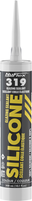 NuFlex 319 Silicone Glazing Sealant 300mL - Clear