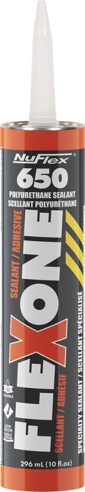 NuFlex 650 FLEXOne Polyurethane Sealant/Adhesive 296mL - Grey