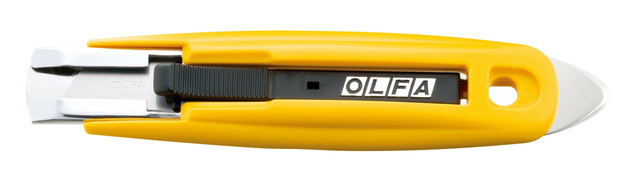 Olfa SK-9 Semi-Automatic Self-Retracting Safety Knife w/ Tape Splitter