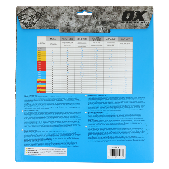 OX Ultimate Universal/Hard Diamond Blade