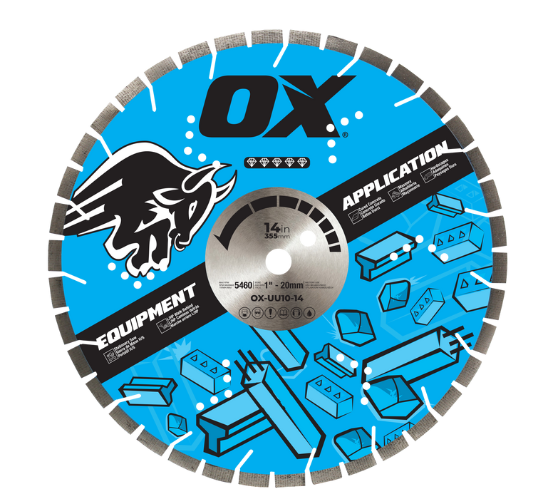OX Ultimate Universal/Hard Diamond Blade