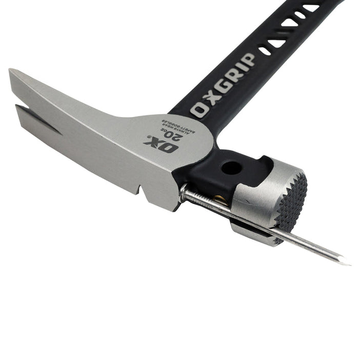 OX Pro 20 oz. Ultrastrike Milled Face Framing Hammer