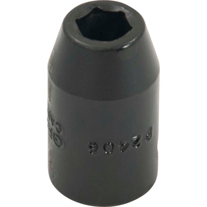 Gray Tools 1/2" Drive, 6 Point Standard Length, Impact Black Industrial Finish SAE Sockets