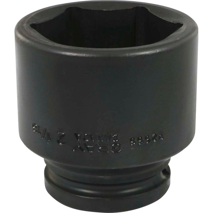 Gray Tools 3/4" Drive, 6 Point Impact Black Industrial Finish, Standard Length SAE Socket