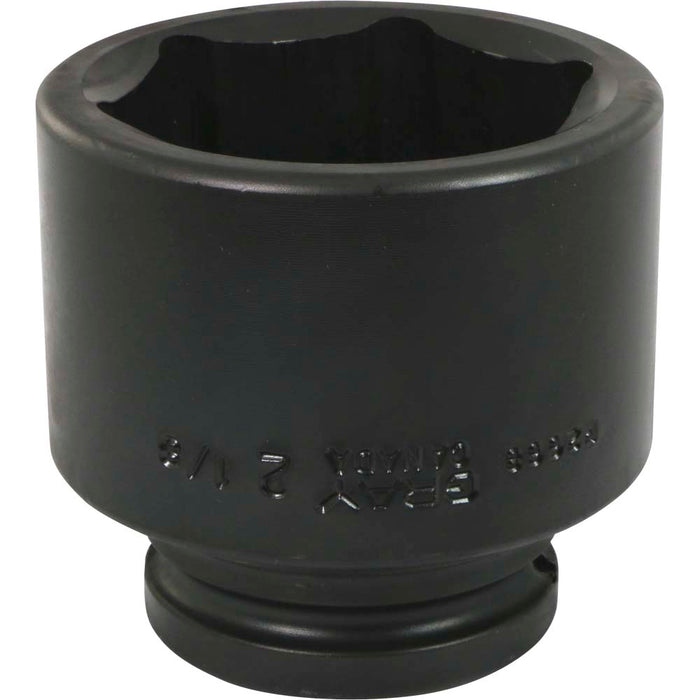 Gray Tools 3/4" Drive, 6 Point Impact Black Industrial Finish, Standard Length SAE Socket