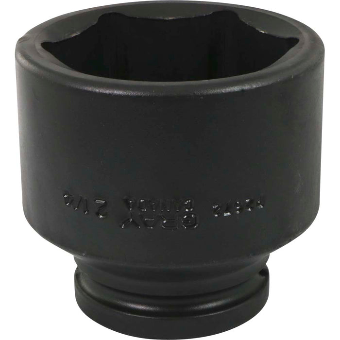 Gray Tools 3/4" Drive, 6 Point Impact Black Industrial Finish, Standard Length SAE Socket