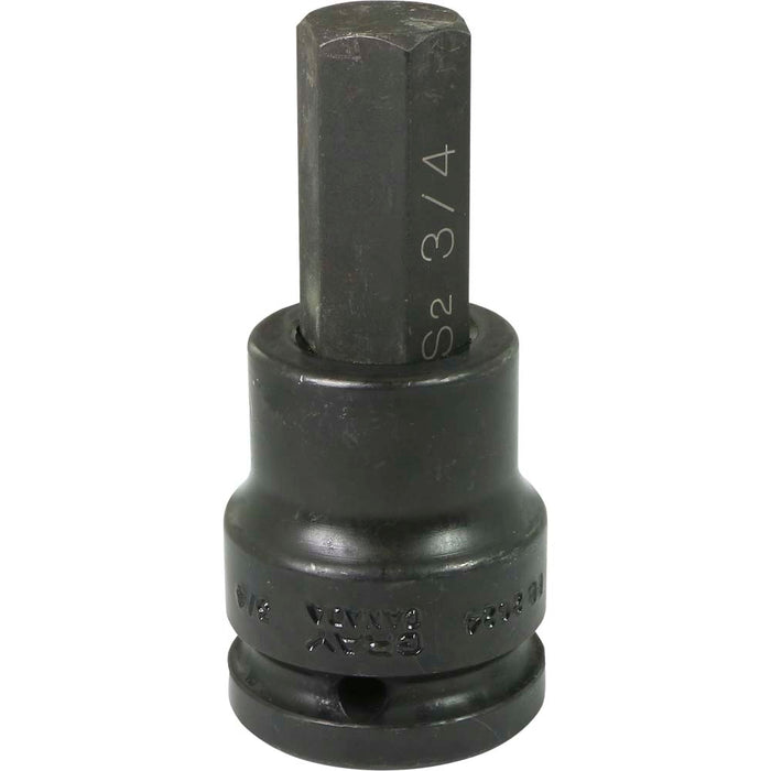 Gray Tools 3/4" Drive, Impact Black Industrial Finish Standard Length, SAE Hex Head Sockets