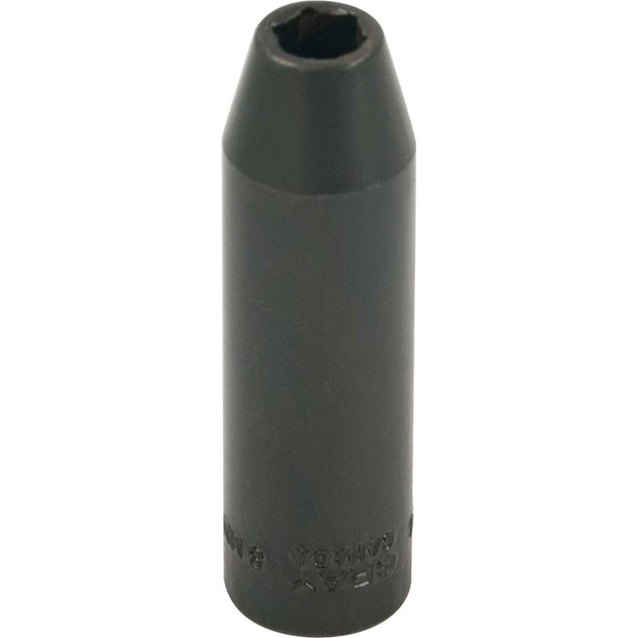 Gray Tools 3/8" Drive, 6 Point Impact Black Industrial Finish, Deep Length SAE Sockets