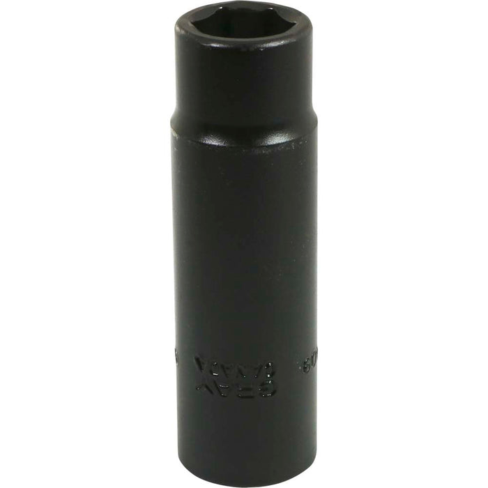 Gray Tools 1/2" Drive, 6 Point Deep Length, Impact Black Industrial Finish SAE Sockets