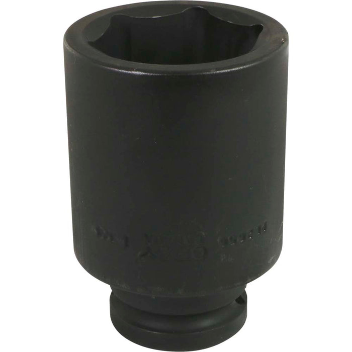 Gray Tools 3/4" Drive, 6 Point Impact Black Industrial Finish, Deep Length SAE Socket