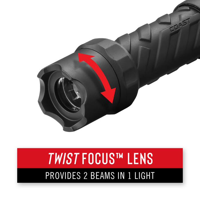 Coast Polysteel 200 Pure Beam Focusing LED Flashlight