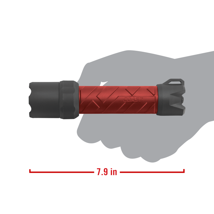 Coast Polysteel 600R Rechargeable Pure Beam Focusing LED Flashlight