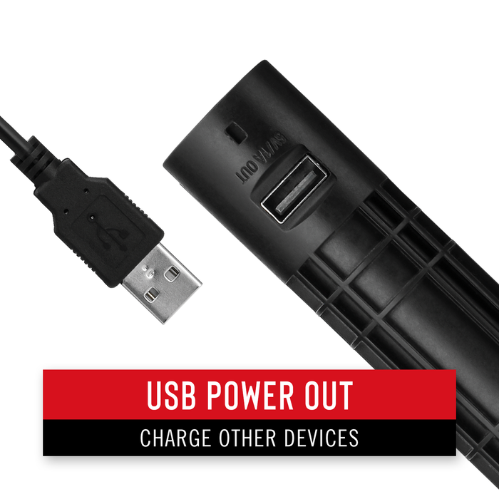 Coast Polysteel 600R Rechargeable Pure Beam Focusing LED Flashlight