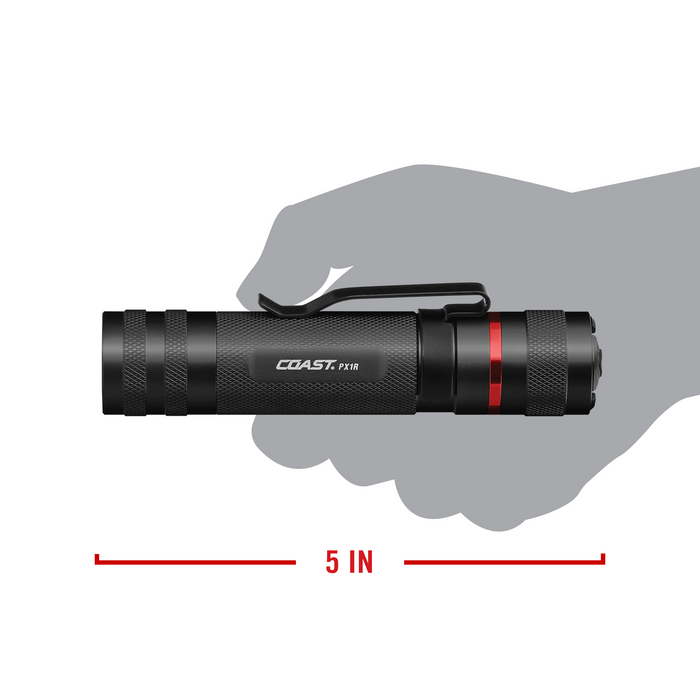 Coast PX1R Rechargeable Pure Beam Focusing LED Flashlight