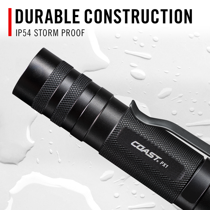 Coast PX1 Pure Beam Focusing LED Flashlight