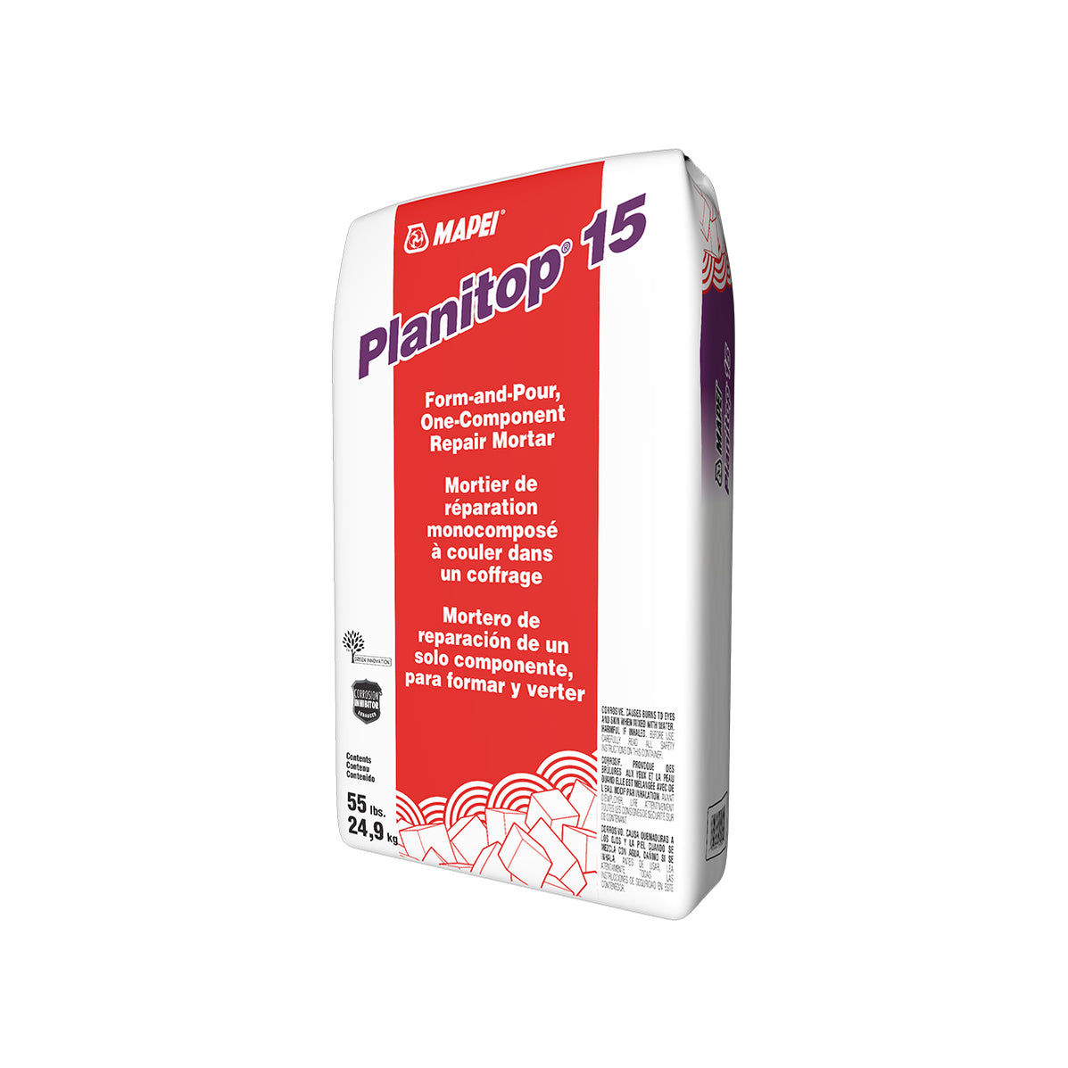 Mapei Planitop 15 Form-and-Pour Repair Mortar - 55 lbs — Interline ...