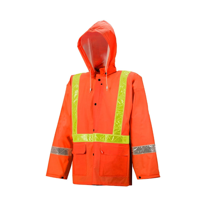 Wasip 401 Orange Tornado Traffic Rain Suit