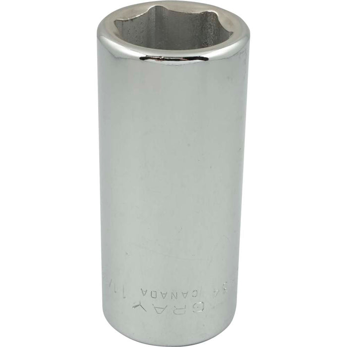 Gray Tools 3/4" Drive, 6 Point Deep Length SAE Sockets